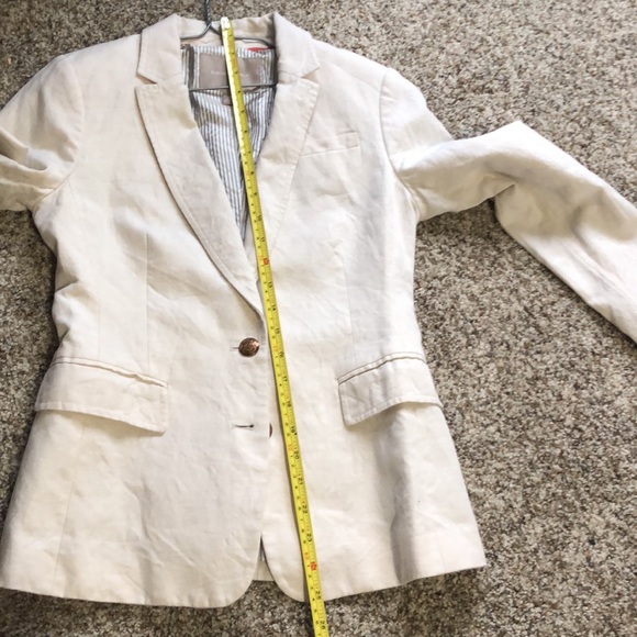 Banana Republic Linen Blazer classic fit 2P - Picture 6 of 6